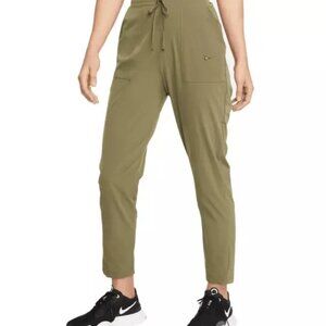NWOT Nike Dri-FIT Bliss Luxe 7/8 Training Jogger Pants Womens Size M Olive Green